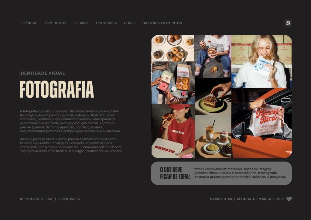Dark Sugar photography direction: real photos, natural light and the product in focus