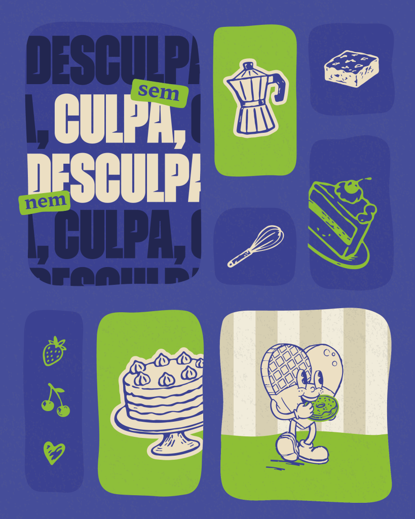 Dark Sugar post with the slogan sem culpa nem desculpa
