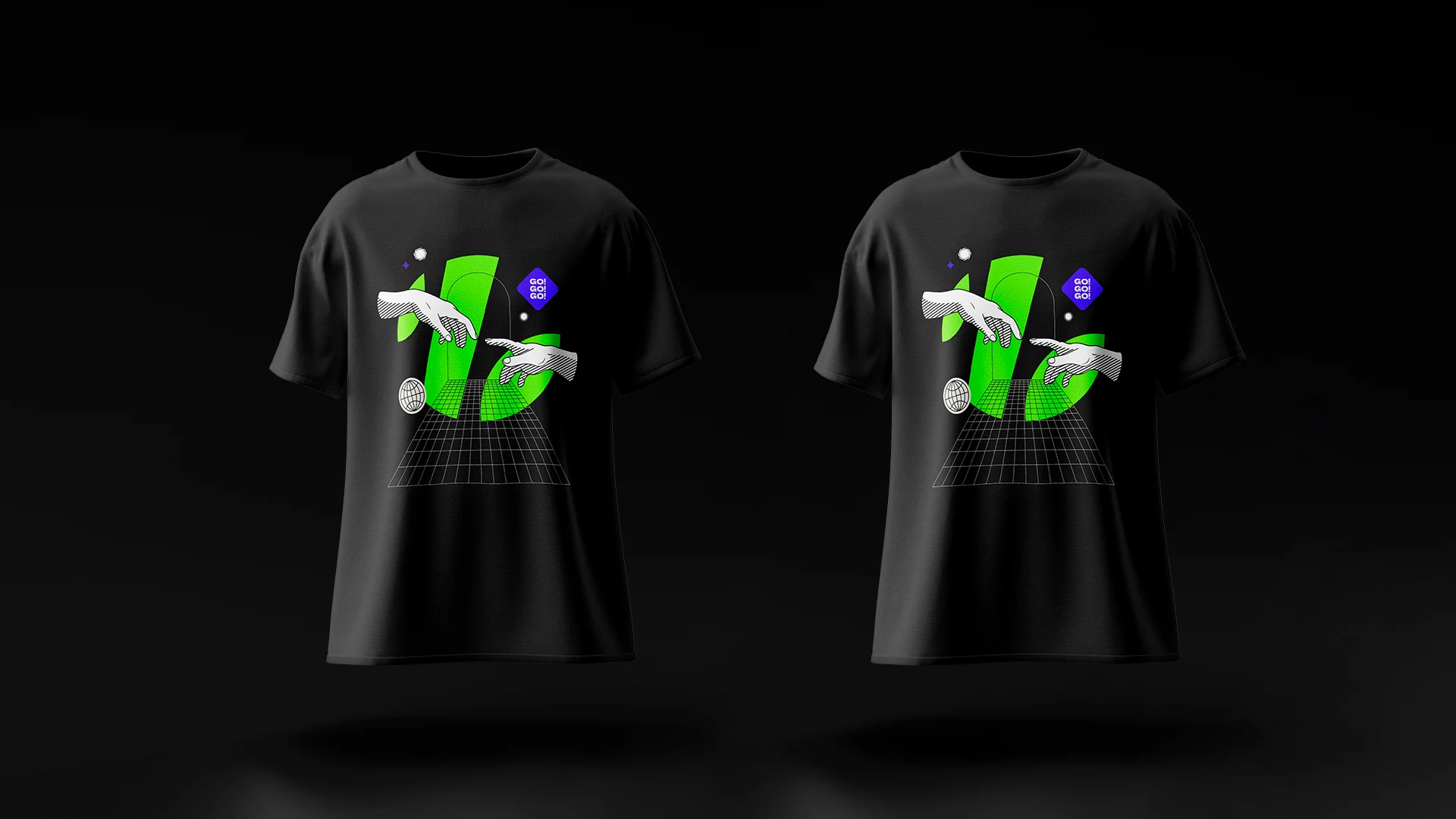 Agência 110 t-shirt, front and back
