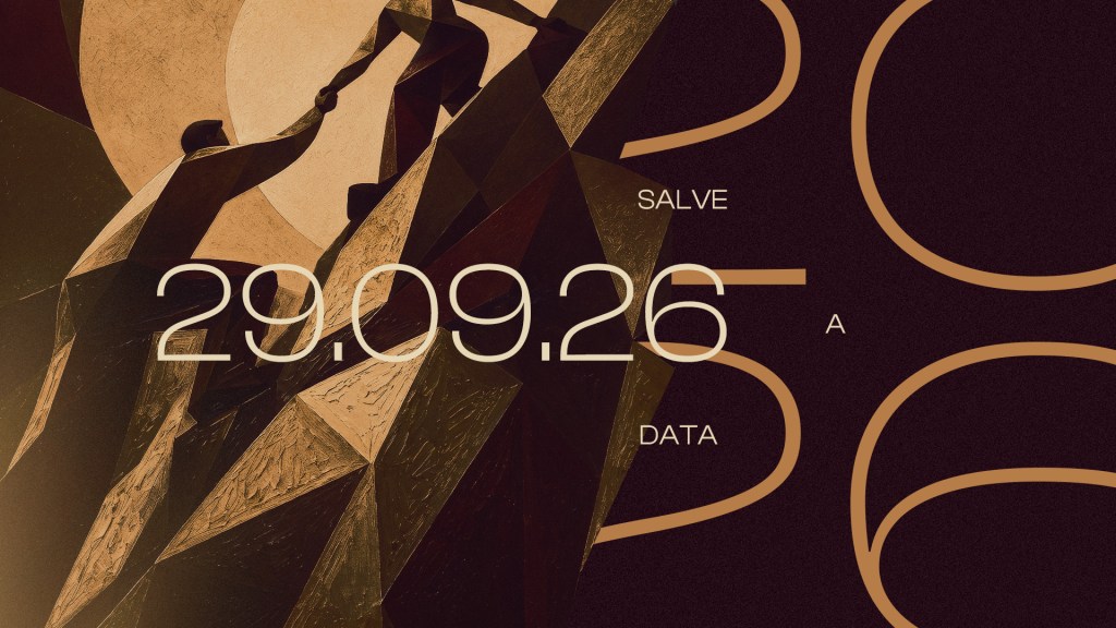 Save the date do Prêmio Personalidades ADVB/PR 2026 com a data 29.09.26 sobre a ilustração